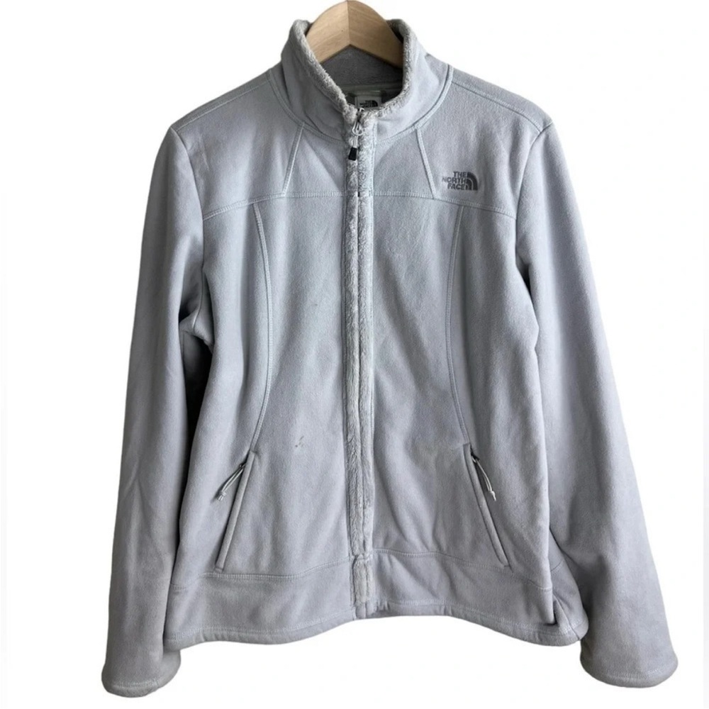 The North Face Light Gray Fleece Jacket